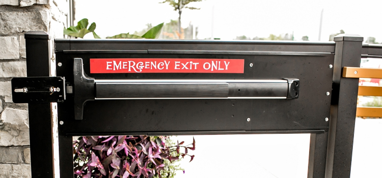 emergency push bar installation in Winter Garden